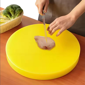 Planche à découper en polyéthylène HDPE durable de 10 mm, sur mesure, avec rainure pour les jus - Product Image 4