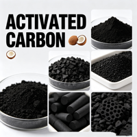 Charbon actif en poudre à haute valeur d'iode, 200 mesh, pour le traitement des eaux usées industrielles