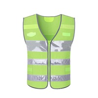 Gilet de sécurité réfléchissant pour la circulation, vêtement de travail respirant pour la sécurité routière, personnalisable avec logo imprimé