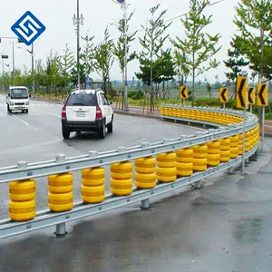 Sicurezza autostradale Anti Crash Guardrail Roller sicurezza traffico EVA Roller Barrier Highway roller barrier