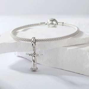 925 Sterling Silver Christ Rédempteur Charmes Perles Big Ben <span class=keywords><strong>Tour</strong></span> <span class=keywords><strong>de</strong></span> <span class=keywords><strong>Pise</strong></span> Pendentif Fit Femme DIY Bracelet Rétro Fine Jewelry - Product Image 5