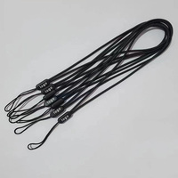 1/8 pouces (3mm) épaisseur noir lourd extensible rond chaîne suspendue cordon élastique lanière pour bricolage artisanat couture
