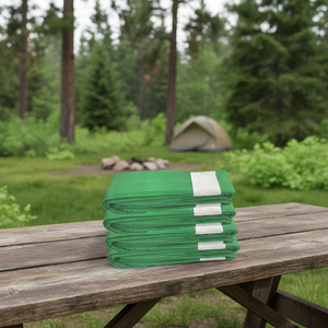 Rouleau de film compostable écologique, film de protection biodégradable, film résistant aux déchirures, sacs à déchets pour toilettes, film Wrappon pour camping-car, camping, randonnée - Product Image 1