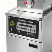 Friteuse à pression commerciale directe usine, panneau de commande en option, avec système de filtration d'huile automatique pour les poulaillers