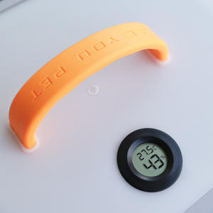 Portatile morbido trasportino cane gatto borsa da viaggio grande spazio scatola con termometro Design trasparente PP plastica nuova moda solido - Product Image 2