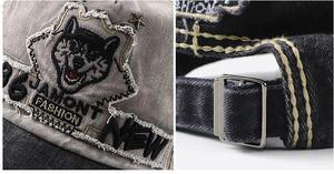 หมวกเบสบอลทรง 5 แฉก ผ้าฝ้าย 100% สไตล์วินเทจ แต่งขอบรุ่ย ปักโลโก้ได้ตามต้องการ สำหรับผู้ชาย - Product Image 6