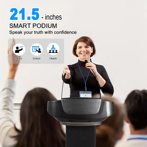 Micrófono <span class=keywords><strong>de</strong></span> <span class=keywords><strong>cuello</strong></span> <span class=keywords><strong>de</strong></span> ganso <span class=keywords><strong>Atril</strong></span> Aula interactiva Rostrum Pulpit Conferencia moderna Smart Digital Podium - Product Image 6