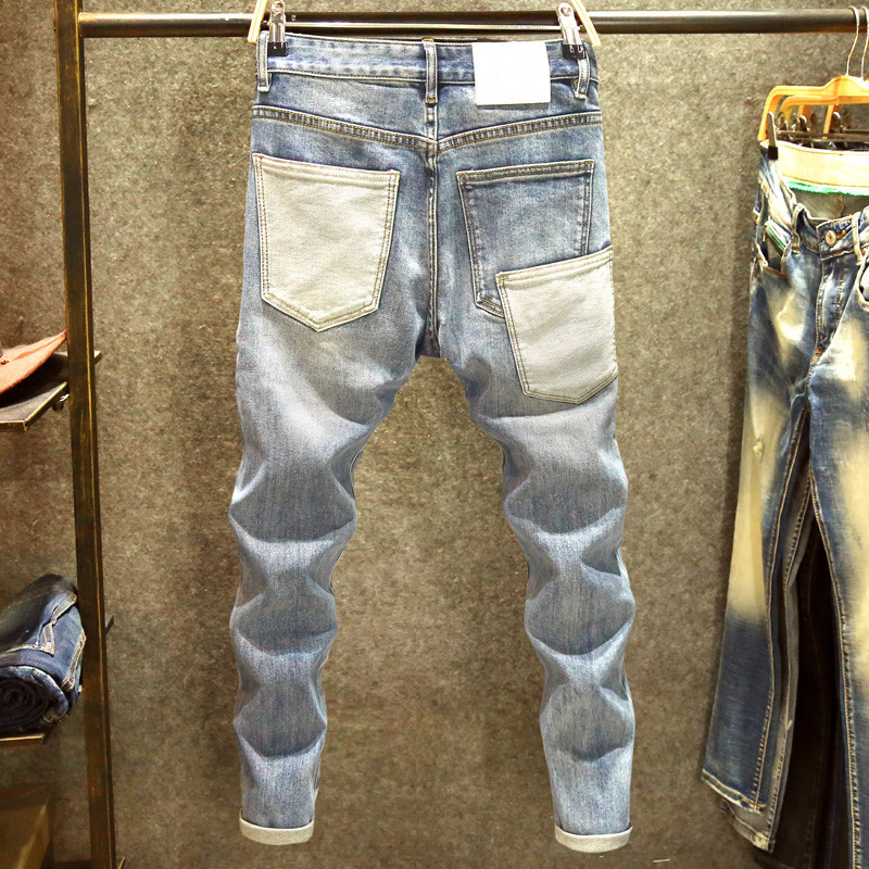 Pantalones Vaqueros Elásticos Y Ajustados Con Cintura