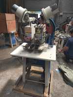Machine à œillets électrique à double tête pour carton ondulé, alimentation automatique, poinçonnage de haute précision à grande vitesse