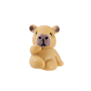 Adorno de Resina con Forma de Capibara, Miniatura para Paisajes, Decoración Artesanal para Escritorio - Product Image 5