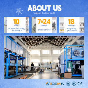 Icema công nghiệp 3 tấn Máy Làm Đá hàng ngày 100kg Dung tích lưu trữ đá với máy nén 110V và động cơ fabricadora de hielo - Product Image 6