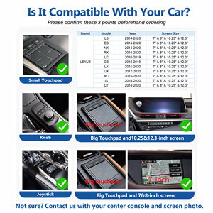 Carplay <span class=keywords><strong>Android</strong></span> pour Lexus UX/UX/IS/IS/CT/RX/RX/GS/LS/LX/LC/RC/RC avec 1 an de garantie, petit joystick tactile - Product Image 4