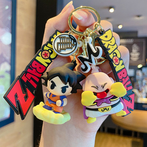 <span class=keywords><strong>Cool</strong></span> 3D dessin animé Dragon porte-clés en caoutchouc souple poupée pendentif porte-clés accessoires sac décoration Anti-perte <span class=keywords><strong>Widget</strong></span> porte-clés - Product Image 1