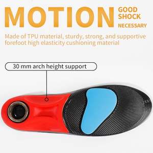 Semelles de sport personnalisables VeloxSoles pour hommes et femmes avec soutien de la voûte plantaire flexible absorbant les chocs et confort en PU+TPU+GEL - Product Image 6