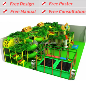 Một cửa Thiết kế vui chơi giải trí công viên trẻ em thương mại trẻ em lớn trong nhà sân chơi Thiết bị mê cung lớn Slide sân chơi trong nhà - Product Image 2