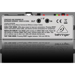 Testeur de câble de microphone Behringers CT100, testeur de câble CT100, testeur de signal professionnel portable - Product Image 6