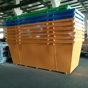 For Solid Waste Recycling Cabinet Skip Bin Metal Scrap Bin Metal Skip Bin Garbage Skip Dumpster