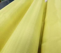 Tissu en fibre d'aramide Kevlar 1000D 200g, résistant aux coupures et aux perforations, sergé uni, tricoté, 400 g/m², vente chaude