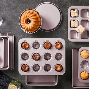 CHEFMADE <span class=keywords><strong>professionnel</strong></span> cuisine four ustensiles de cuisson revêtement antiadhésif en acier au carbone divers outils de gâteau de cuisson plateau <span class=keywords><strong>moule</strong></span> moules <span class=keywords><strong>à</strong></span> gâteaux - Product Image 3