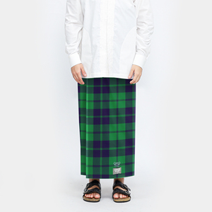 ผ้าแจ็คการ์ดโสร่งสำหรับผู้ใหญ่ผ้าโสร่งสไตล์อินโดนีเซียสีเขียวมีลวดลายสีเงินแบบคลาสสิกสไตล์เอเชีย C42 - Product Image 1