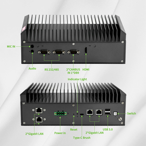 Jetson agx Xavier ai cạnh máy tính EA-B400E 32G 64G không quạt an ninh máy ảnh Hệ thống an ninh CCTV tội phạm phát hiện mạng kép cổng - Product Image 4