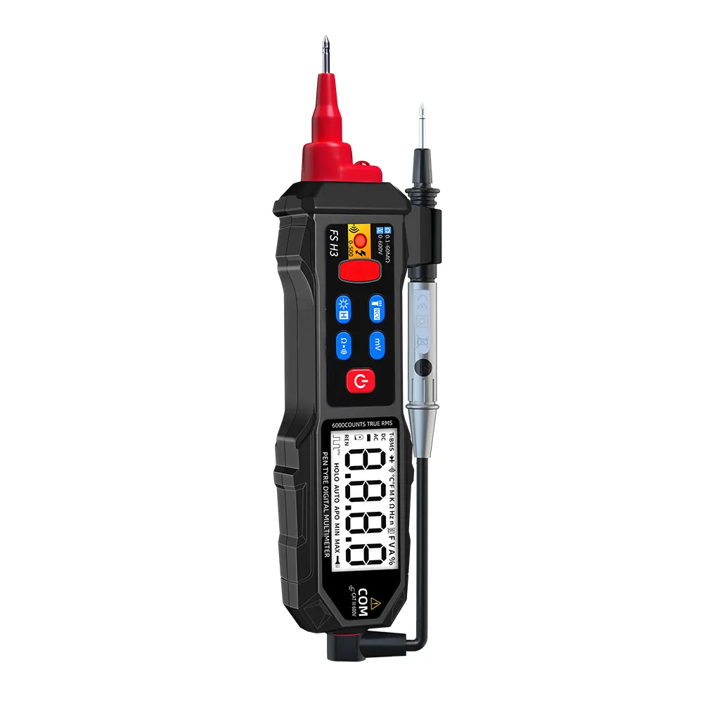 बहु परीक्षक एसी/डीसी वाल्टमीटर Ohmmeter NCV का पता लगाने के साथ कलम प्रकार डिजिटल मल्टीमीटर