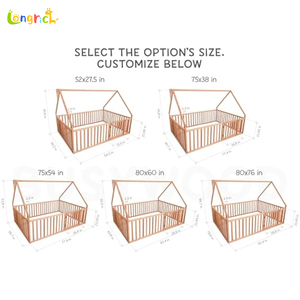 Montessori piano letto per bambini 1-3 bambini Full Size Queen <span class=keywords><strong>King</strong></span> piccoli 7 colori (modello 17) - Product Image 5