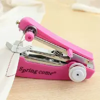 Creatieve Huishoudelijke Mini Handheld Draagbare Kleding Stoffen Naaimachine