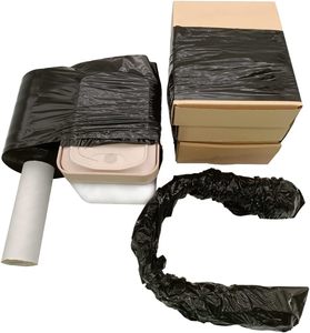 Black Mini Stretch <b>Wrap</b> Roll with Handle Durable Self-adhesive <b>Plastic</b> <b>Wrap</b> Heavy Duty LLDPE <b>Wrap</b> for Packing and Moving - Product Image 1