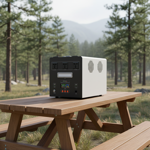 Centrale Électrique Hybride d'Urgence 2000W, Générateur <span class=keywords><strong>Solaire</strong></span> 1.5kW avec MPPT, Onduleur à Onde Sinusoïdale Pure UPS, <span class=keywords><strong>Kit</strong></span> Générateur Li-ion Hors Réseau - Product Image 1