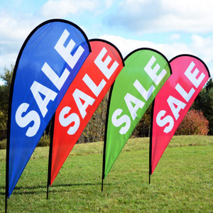 Khuyến Mãi Lông Cờ Bay Cờ Và Biểu Ngữ Tùy Chỉnh Quảng Cáo Lông Cung Bali Bãi Biển Cờ - Product Image 6