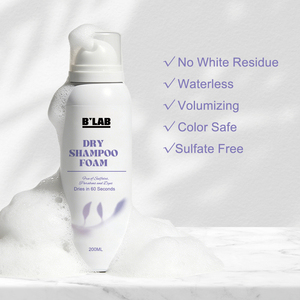 Shampooing Sec Moussant à l'Amidon de Riz et au Panthénol 200ml Hydratant Contrôle du Sébum Volumisant Sans Résidu Blanc Lavage Sans Eau Nourrissant - Product Image 4