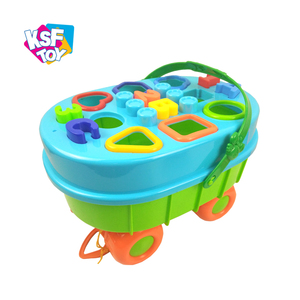 <span class=keywords><strong>funny</strong></span> beach pull car educational plastic toy blocks summer sand kids beach toys with plastic molds - Product Image 2