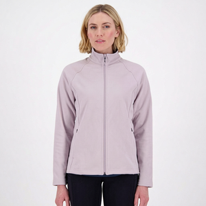 <b>Women's</b> Coral Stand Collar Waterproof Breathable Softshell <b>Jacket</b> Full Sleeve Zipper Closure <b>Utility</b> Style Winter Wear - Product Image 1
