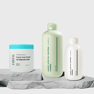 Yuerui שיער טיפול אריזה בקבוק, מסיכת שיער צנצנות 300 מ "ל 500 hdpe מגע רך ריק לסחוט שמפו מרכך. סט מלא - Product Image 5