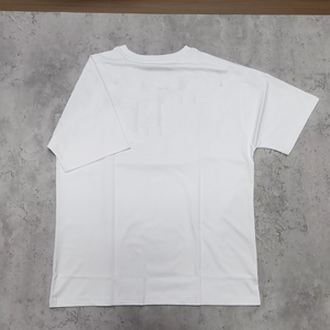 Men's 100% Cotton Graphic T Shirt Heavyweight Washed Short Sleeve Tee Custom Logo Casual Streetwear - Product Image 3
