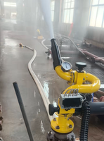 Canon à incendie électrique 20-50LPS SS304 avec télécommande, jet droit et buses empilées pour camion de pompiers