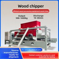 Broyeur et déchiqueteur de bois automatique à grande échelle avec moteur 5000W pour équipement d'élevage bovin