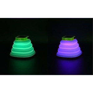 ไฟแคมป์ปิ้ง LED พับได้ พลังงานแสงอาทิตย์ แบบพกพา ปรับความสูงได้ ใช้สำหรับสวนกลางแจ้ง รุ่น 1010 ผลิตที่เซินเจิ้น - Product Image 3