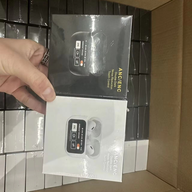 TWS Wireless Earphones ENC ANC Noise Cancelling LCD Display Smart Touch Type-C Charging A9Pro Black