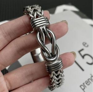 Manufacturer Wholesale Stainless Steel Chain <b>Men</b> Silver Magnet Bracelets Jewelry Hip Hop Fashion Wide Mesh <b>Men</b> Bracelet - Product Image 2