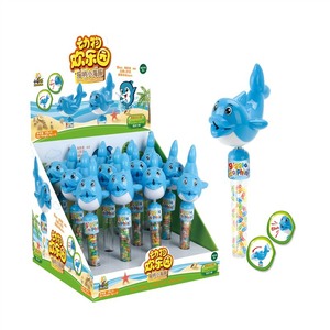 Xiaolefeng Little Yellow Duck Whistle Toy Small Animal Gummy Candy para niños para madre Baby Store Street Stall al por mayor - Product Image 5