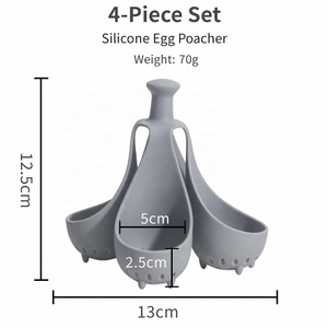 Vente en gros usine : <span class=keywords><strong>Cuiseur</strong></span> à œufs en silicone domestique, support de moule en silicone souple de qualité alimentaire pour œufs - Product Image 5