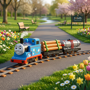 Ensemble de 11 Pièces de Circuit de Train de Dessin Animé en Plastique avec Train Électrique pour Enfants de 2 à 4 Ans - Product Image 3