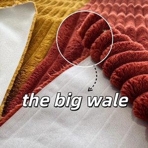 Lớn Wale 100% Polyester Nylon Vải To Sợi Vải Trọng Lượng Trung Bình 230gsm Không Thấm Nước Bọc Nhà Dệt 150*250 + 320 Phong Cách Quần - Product Image 2