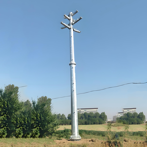 Tour de transmission électrique en acier galvanisé à chaud anti-rouille 500 kV pour ligne de distribution, à vendre - Product Image 4
