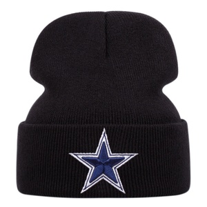 Gorro Casual para Exteriores Estilo Europeo Americano, con Estrella de Cinco Puntas Bordada en 3D, Moderno, 100% Acrílico - Product Image 5