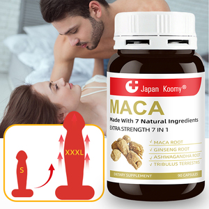 Nouveauté Shecome Maca Strength, pilules d'agrandissement du pénis avec Tribulus Terrestris pour l'énergie et l'endurance, 90 capsules de vitalité masculine - Product Image 1