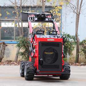 China Manufacturer Mini Skid Steer Loader 1 Ton Euro 5 CE EPA Wheel Loader Hydraulic Pump Kubota Diesel Engine for Home <b>Farm</b> Use - Product Image 3