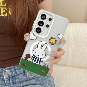 เคสโทรศัพท์ลายการ์ตูนกระต่ายน่ารักแบบด้าน แม่เหล็กติดได้ สำหรับ Samsung Galaxy S26 S25 และ iPhone 17 Pro Max 16 - Product Image 5